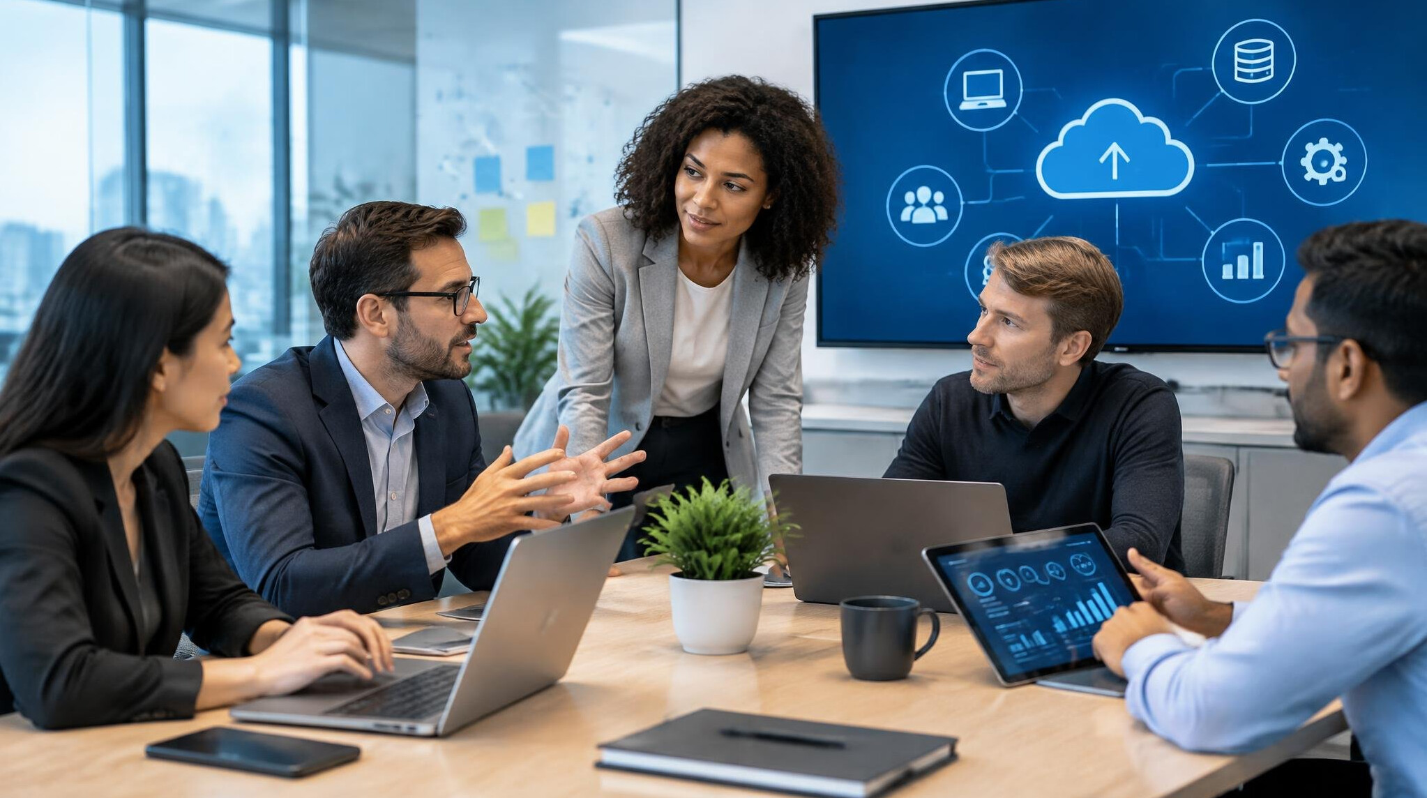 digital transformation team meeting